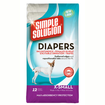 Buy Simple Solution Disposable Dog Diapers, 12 Pack Online at Low Price ...