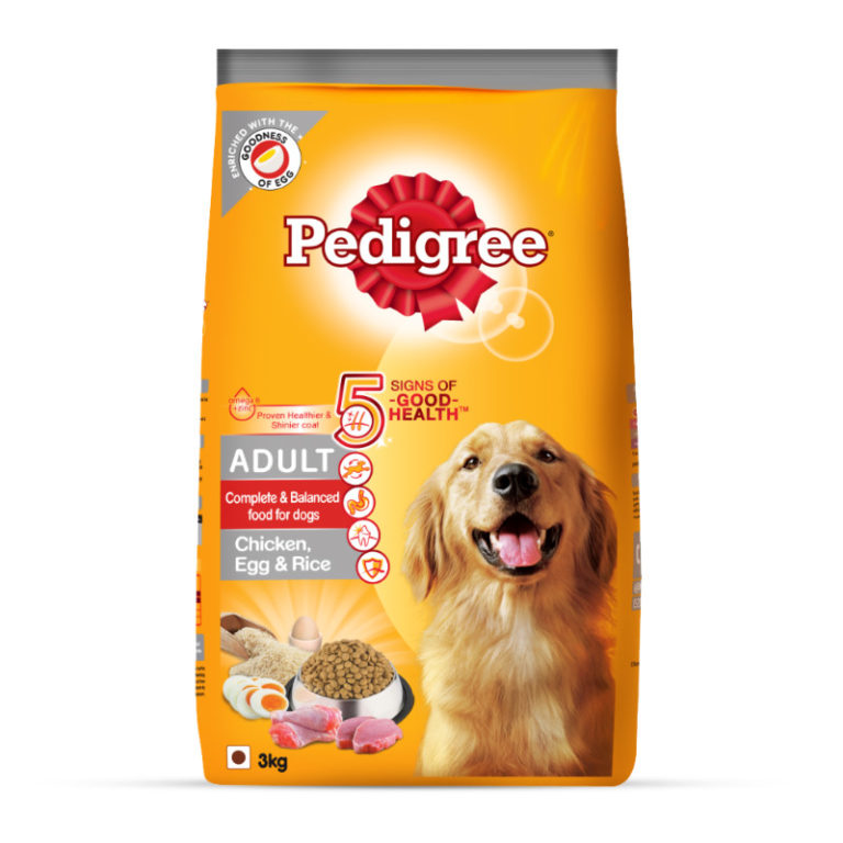 Buy Pedigree Adult Chicken, Egg & Rice Dry Dog Food Online at Low Price in India | Puprise