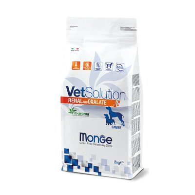 Buy MONGE VETSOLUTION CANINE RENAL & OXALATE 2KG FOR DOGS Online at Low ...